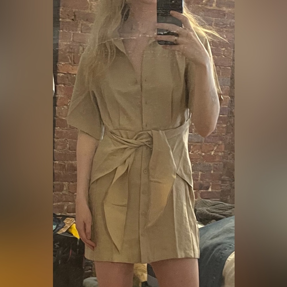 & Other Stories beige mini dress (never worn!)